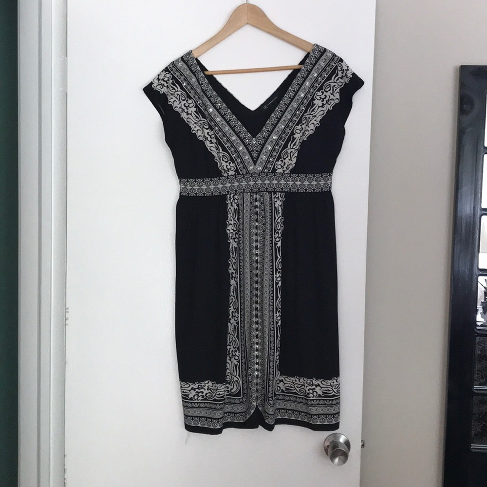 Bejeweled cocktail dress